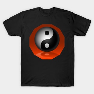 Yin Yang - Orange T-Shirt